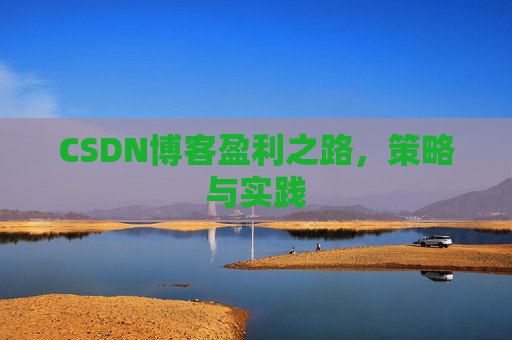 CSDN博客盈利之路，策略与实践